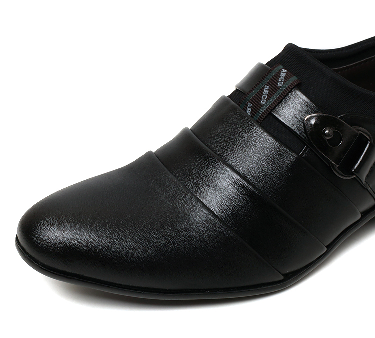 Mazefeng 2018 New Summer Men Dress Shoes Wear-resisting Men Leather Shoes British Style Male Business Shoes Slip-on Pointed Toe