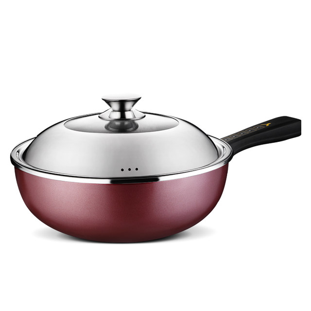 Hongdi electric wok multifunctional electric cooking wok all-in-one electric cooking pot ຄົວເຮືອນທາງການແພດແກນ plug-in ແຊ່ frying ໄຟຟ້າ