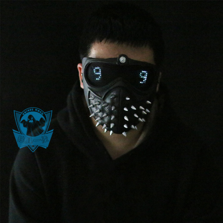 watchdogs game perimeter watchdog 2 mask cos wrench mask pvc Halloween show punk props