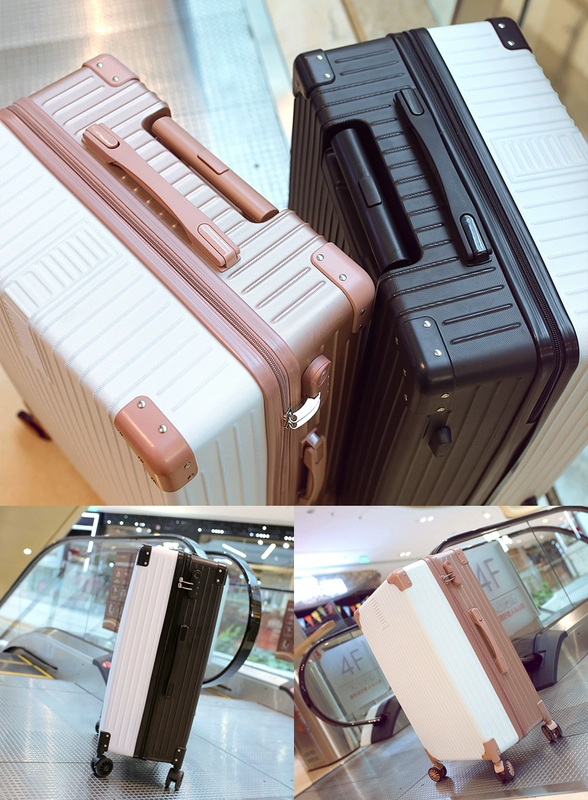 Net vali đỏ nữ 20 vali retro xe đẩy trường hợp bánh xe phổ thông 24 sinh viên mật khẩu hộp da hộp 28 inch nam