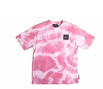 GODANDFAMOUS TIE DYE TEE - PINK dead fly beach holiday short sleeve clothes short T travel