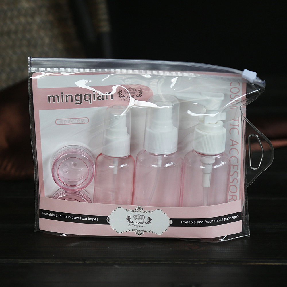 Travel Fine Mist Spray Bottle Moisturizing Small Spray Pot Makeup Water Spray Bottle Cosmetics Split try bag Bottle Press Empty Bottle