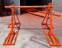 质放线架线盘放优支架放线架侧张力电缆导线自动机械单组合式卧式