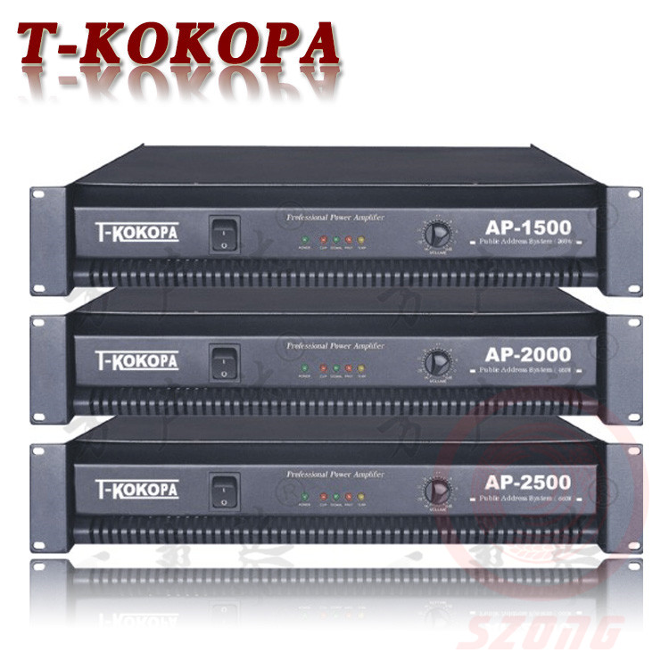 T-KOKOPA Wansonda ap1500 2000 2500 Pure Post Broadcast Power Amplifier High Power Amplifier