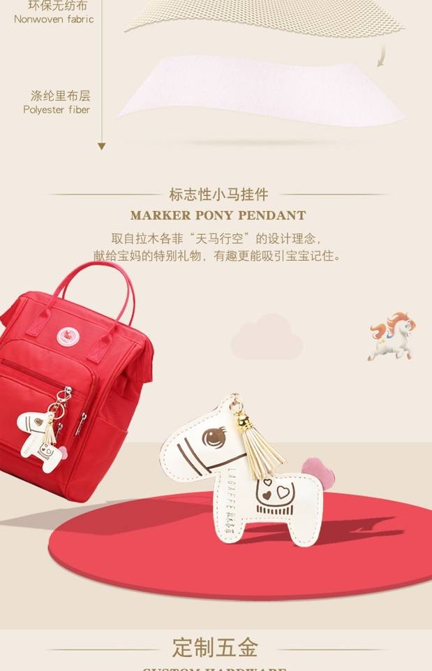 Thời trang công suất lớn Mummy túi xách nữ túi đeo vai du lịch ba lô bà mẹ và trẻ em được sản xuất không thấm nước túi mẹ nylon - Túi / túi Baby bán túi mẹ và bé