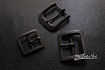 Japan imported pure copper belt buckle retro Japanese buckle brass made old charcoal black
