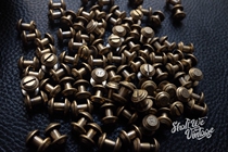 FC wind dust second generation brass pure copper non-plated screw stripe belt screw belt accessories