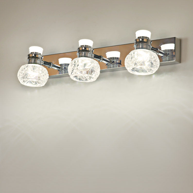 Mirror front light toilet Wash Hands LED Toilet Wall Lamp Waterproof Dresden bathroom minimalist modern luminaire free of punch-Taobao