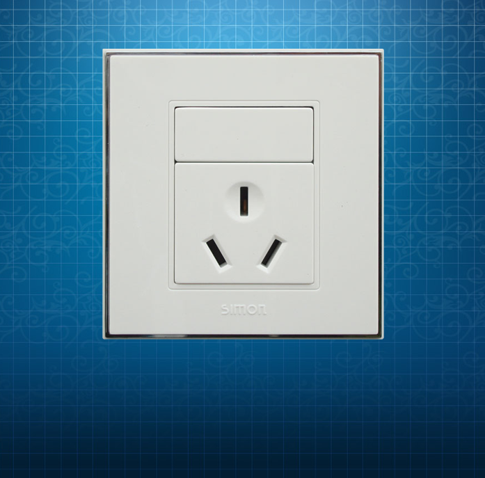simon simon switch socket panel Type 86 56 series 16A three hole air conditioning socket wall V51681