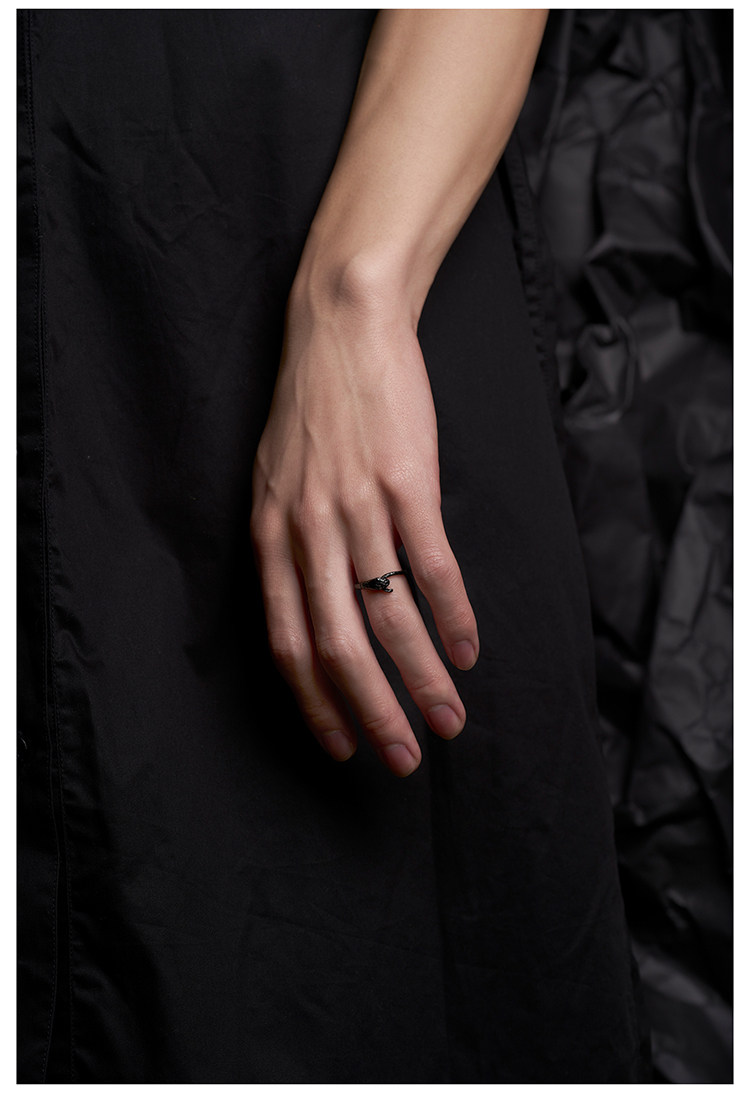 Bague mixte BLACK HEAD en Acier au titane - Ref 3087439 Image 10