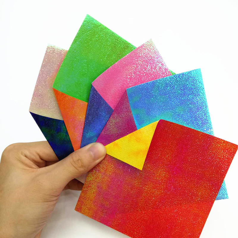 9 9 9 Yuan double-sided bicolor color pearlescent paper flash paper Children handmade paper Thousand Paper Cranes 15X15CM
