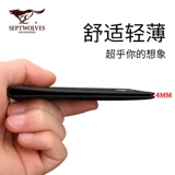 Septwolves, ультратонкий кожаный картхолдер для водительских прав, защитный чехол, из натуральной кожи, воловья кожа