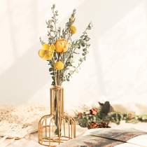 Nordic dried flower decoration ornaments ins Wind fresh real flower daisies eucalyptus leaf bouquet home living room furnishings