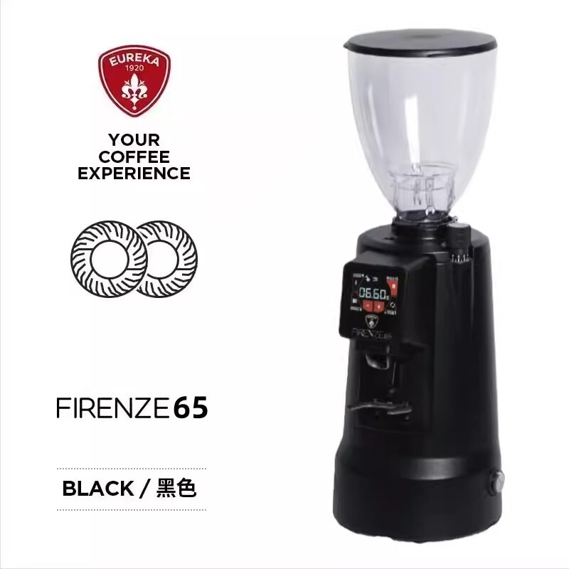 Eureka Firenze65 Electric Coffee Grinder with Timer for Espresso, Commercial Use