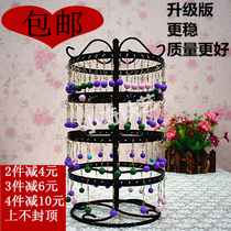 Desktop Multilayer Jewelry Rack Show Rack Princess Earrings Shelf South Korea Earnail Rack Box Rotation