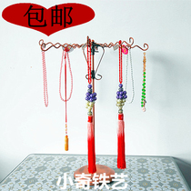 Single-layer rotary counter jewelry sweater necklace shelf car pendant shelf display shelf