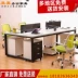 Nội thất văn phòng nội thất văn phòng nội thất văn phòng nhân viên bàn màn hình thẻ trạm 4 người nhân viên bàn máy tính bảng tùy chỉnh giá ghế xoay văn phòng Nội thất văn phòng