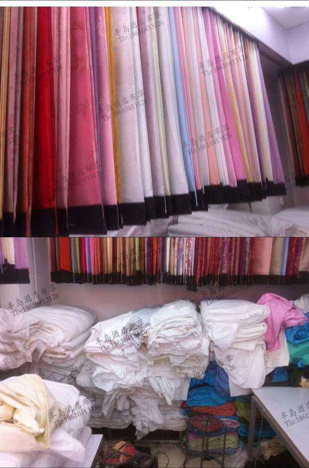 Khách sạn vải trắng vải bông bán buôn mã hóa trắng tinh khiết 3CM Satin vải cotton Satin khăn trải giường - Vải vải tự làm chất vải nỉ cotton