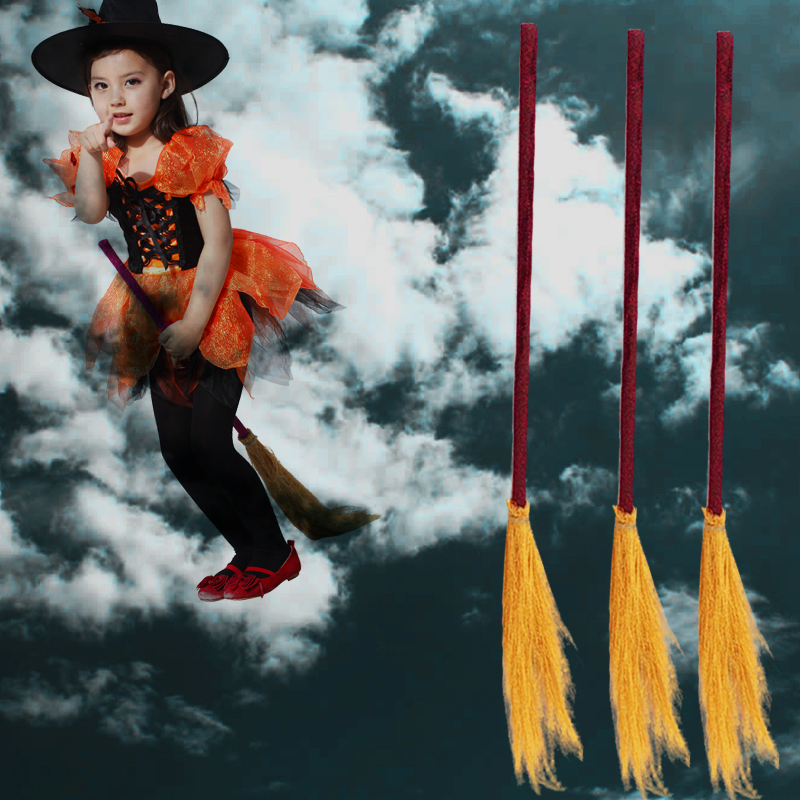 Halloween cung cấp phù thủy ma thuật chổi Harry Potter phù thủy cưỡi chổi Lễ hội bóng ma đạo cụ nhập vai - Sản phẩm Đảng / Magic / Hiệu suất 	đồ hoá trang em bé	
