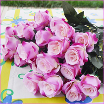 5 simulation flowers French lover Roses Single Rose Wedding road Flower Ball DIY bridal flower