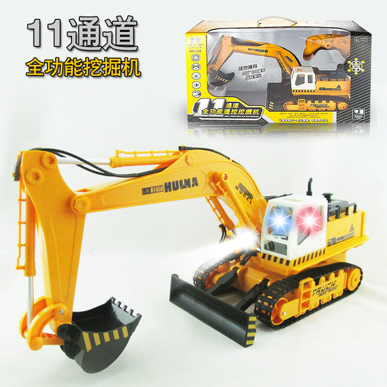 Remote Control Excavator Toy Car Super Large Charged Electric Digger Wireless Engineering Car Dredger Children Blame