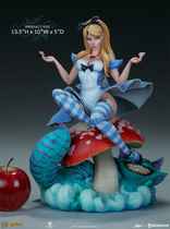 Mystery Museum Sideshow SS Fantasy Fairy Tales Series Alice in Wonderland Statue