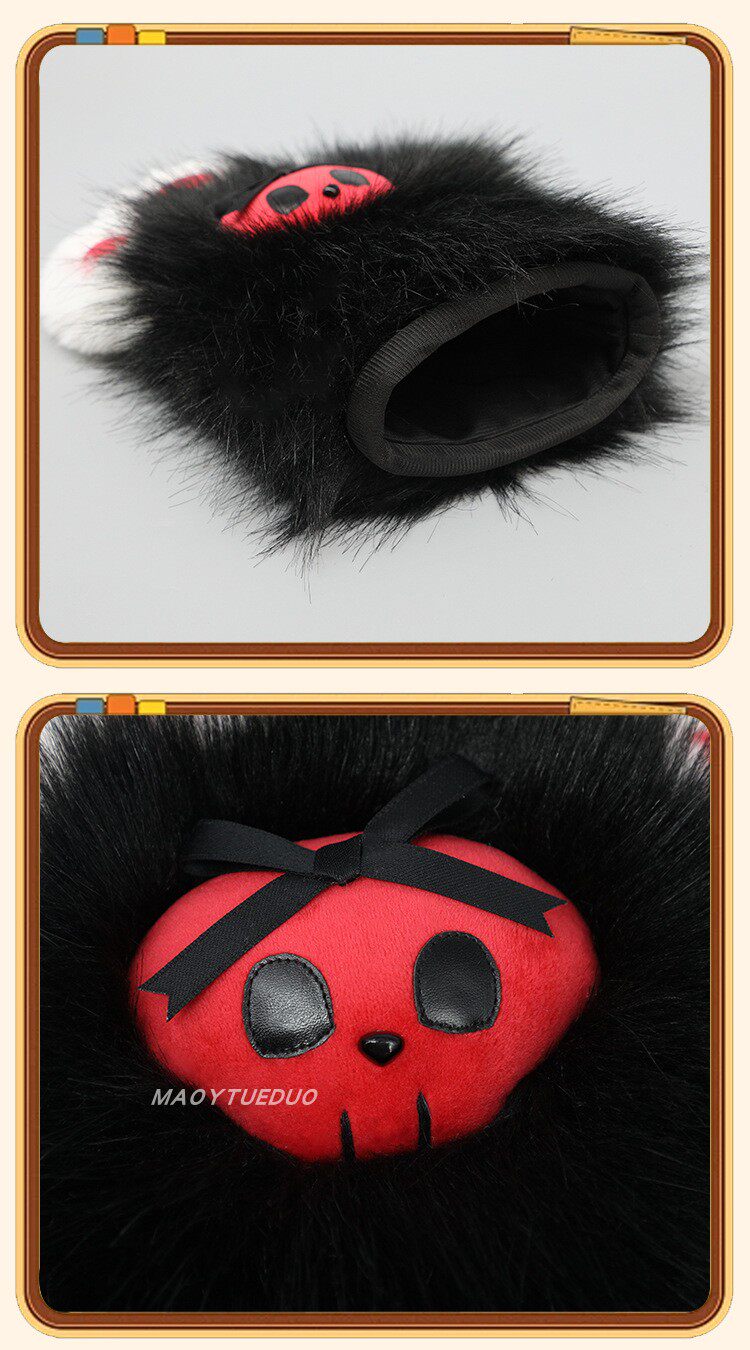 furry福瑞/兽装 毛绒furry兽装爪子fursuit创意甜酷cos漫展道具犬科兽爪手套配件