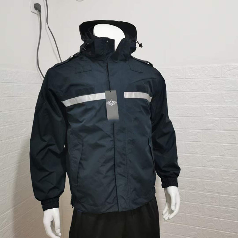 CASP on both sides wear waterproof air-proof windshirt winter reflective strips customizable on duty patrol operations battle outdoor sub-coat