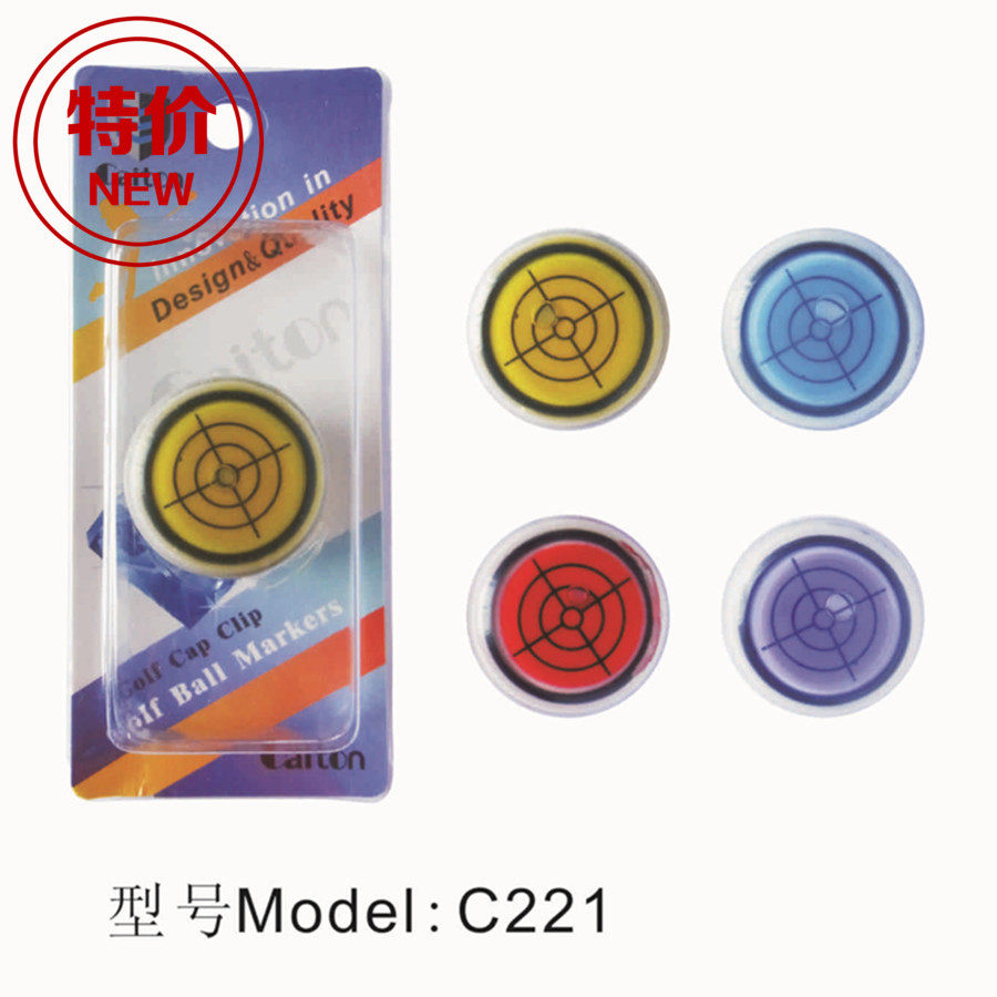 Golf round level cap clip ball mark mark mark with level function special offer