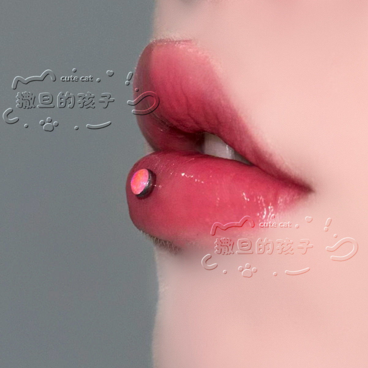 サタンズ・チャイルド・スターフォール・リップスタチュー、インターナルスレッド・ストレートロッド・リップスタチュー、リップリング、イヤーボーンスタチュー、ピアスジュエリー