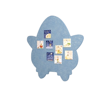 Felt board Patrick Star wool felt wall sticker photo wall background board cork board display wall work display cute shape creative door decoration high-end polaroid felt version photo wall