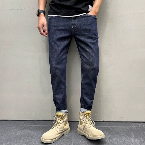 Весенние джинсы, трендовые повседневные брюки, штаны, приталенный комбинезон, коллекция 2021, в американском стиле, с вышивкой, оверсайз