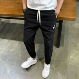 Летние тонкие универсальные штаны, в корейском стиле, оверсайз