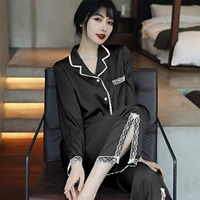 Черный комплект, цветочный принт, кружевное платье