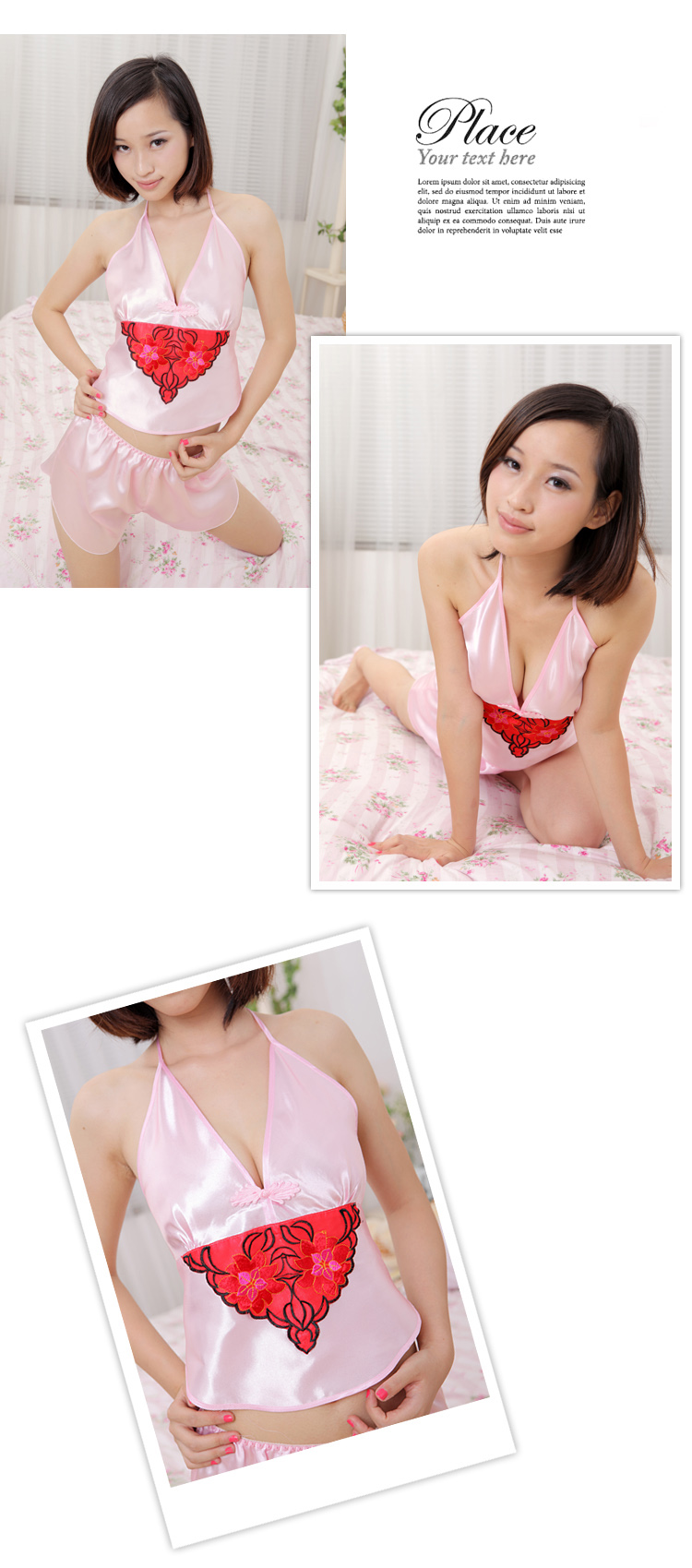 LingSang sexy lady tạp dề điều chỉnh kích thước lớn đồ lót người lớn retro trang phục cổ điển đồ lót đồ ngủ do ngu goi cam