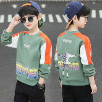 Boys autumn T-shirt long-sleeved children thin base shirt 2021 new boys autumn baby clothes