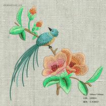 National style costume embroidery pattern Daquan Hanfu computer plate-making version with emb source file version with template