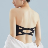 Шелковое нескользящое нижнее белье, майка пуш-ап, бюстгальтер пуш-ап, тонкий бюстгальтер без косточек, красивая спина, открытые плечи