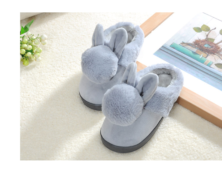 Pantoufles enfants en suède pour hiver - semelle plastique - Ref 986547 Image 42