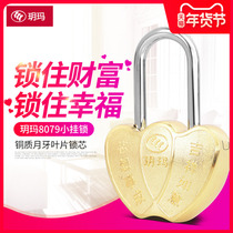 Yema padlock household door Rust proof cabinet practical gift bicycle small dormitory portable dormitory anti-theft lock