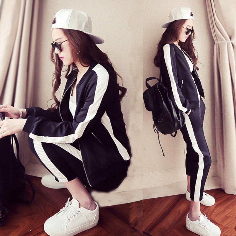 Tide Cards 2021 Spring New Loose Sportswear Suit Women's Fashion Fashion Trends Clothing Casual Two-piece Style