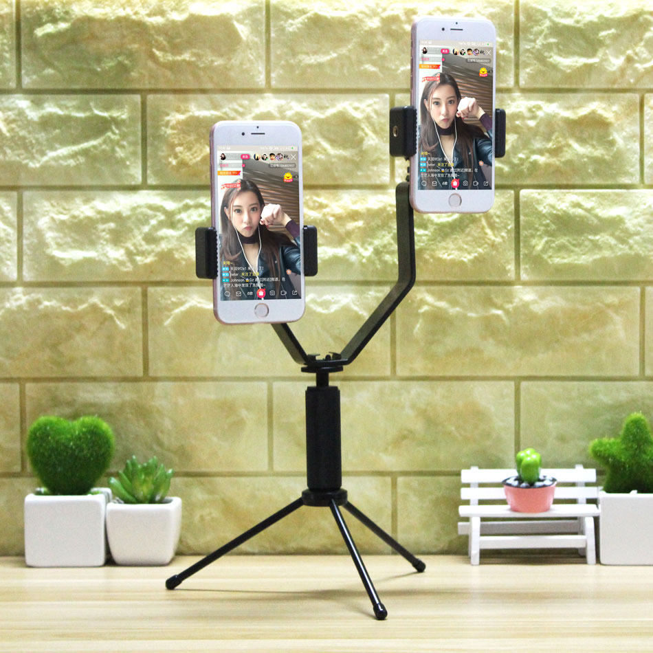 Desktop Live Steps Mobile Phone Tripod ShowsMatch multi-aircraft landing stent Lazy Man Handheld