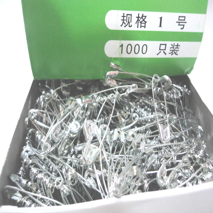 Butterfly Card Insurance Bipin Safety pins Silver Thunder pins 1 Number of pins 3 cm 1 Box 1000