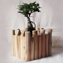 New succulent plant simulation flower arrangement flower pot flower green plant potted square pastoral creative flower simple