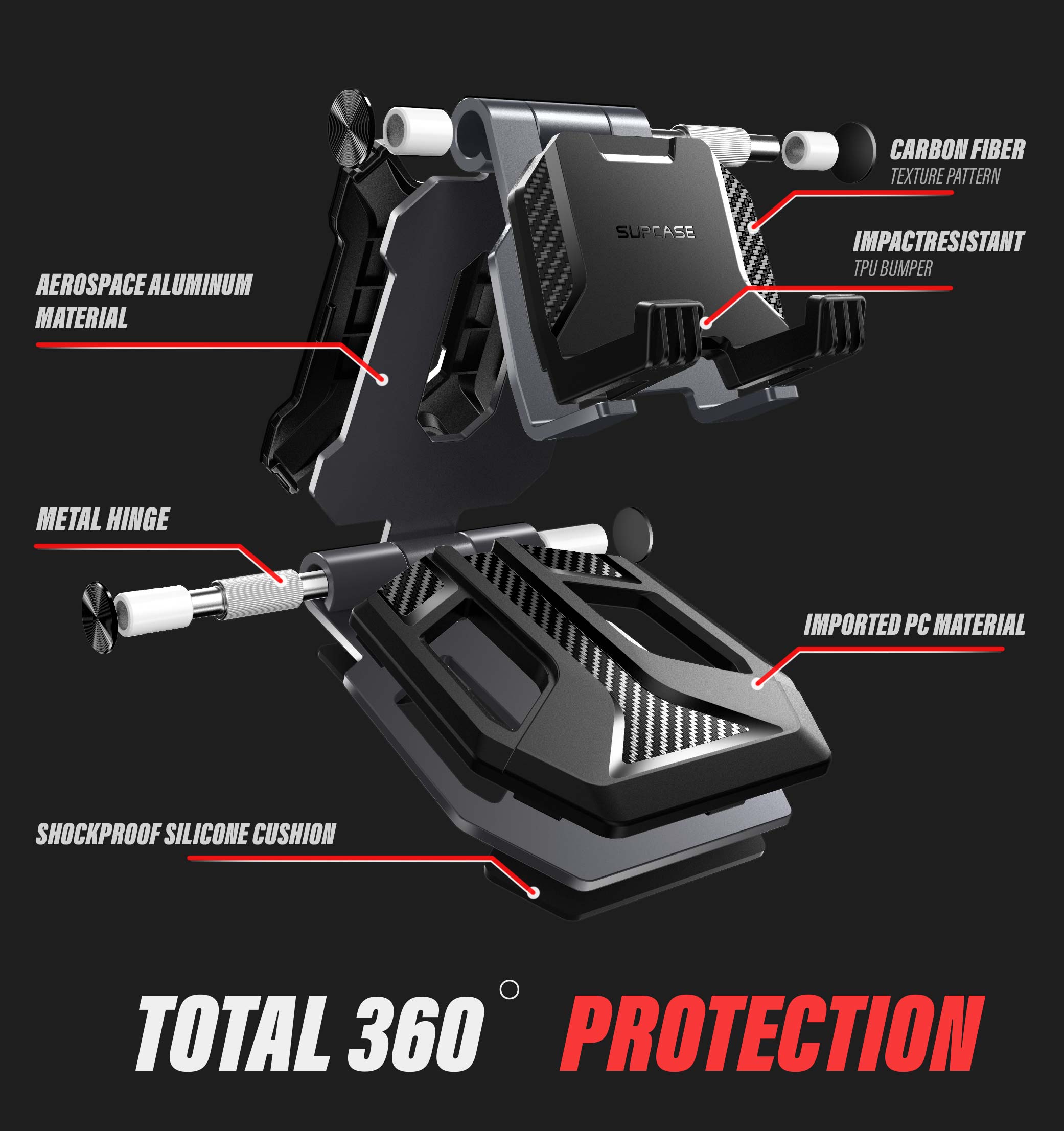 Supcase khung gắn máy chủ Nintendo hỗ trợ máy tính bảng di động Mumba NS shell 13 inch - PS kết hợp cáp sạc xiaomi
