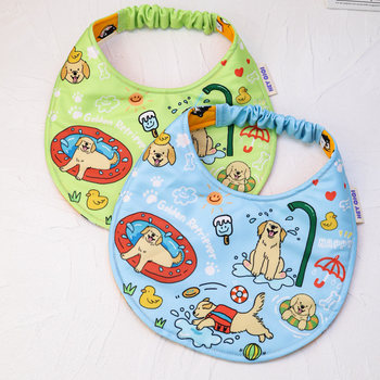 Original golden retriever water play series scarf
