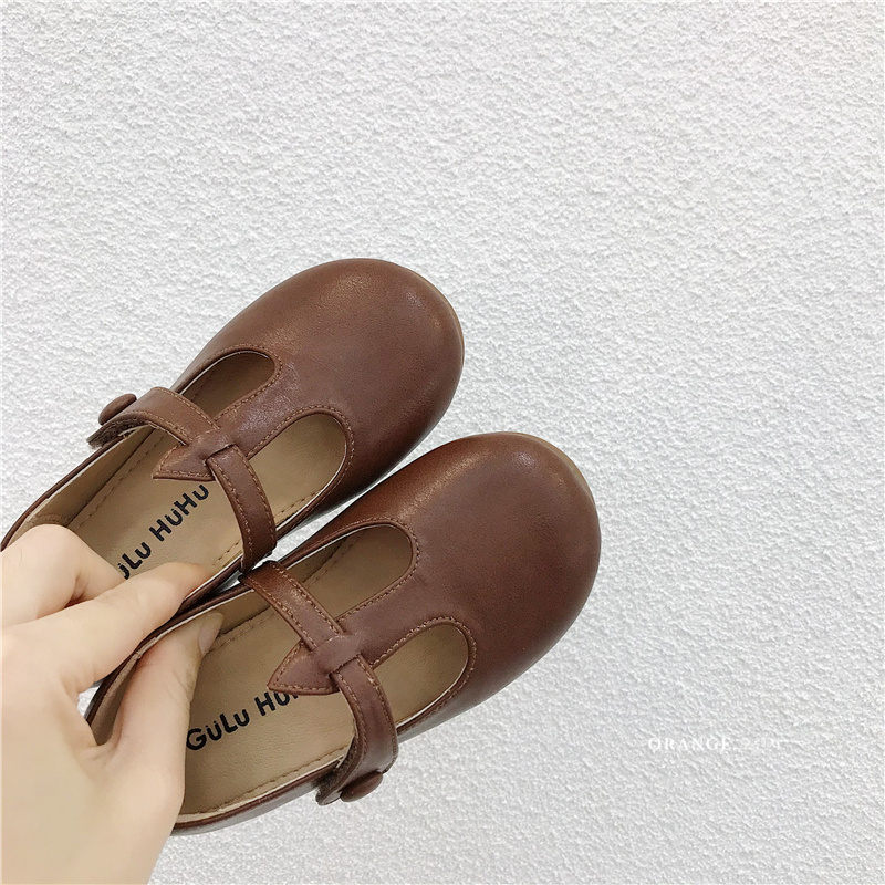 Korean Boy Shoes Girl Leather Shoes Spring Autumn Money Shoes Retro Single Shoes Baby Boy Shoes Princess Shoes Children Small Leather Shoes