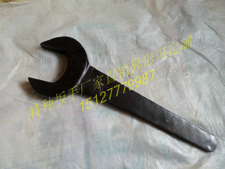 Sale heavy duty sluggish wrench single head drowsy wrench straight wrench straight wrench straight handle open wrench knocking sluggish wrench supply