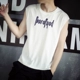Áo vest thể thao nam cotton Yu Wenle triều nhãn hiệu áo vest đi biển bóng rổ áo vest trẻ trung 2019 - Áo vest cotton áo thun nam body