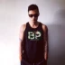 Áo vest thể thao nam cotton Yu Wenle triều nhãn hiệu áo vest đi biển bóng rổ áo vest trẻ trung 2019 - Áo vest cotton áo thun nam body Áo vest cotton